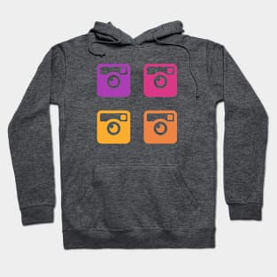 Insta Sunset Cameras Hoodie